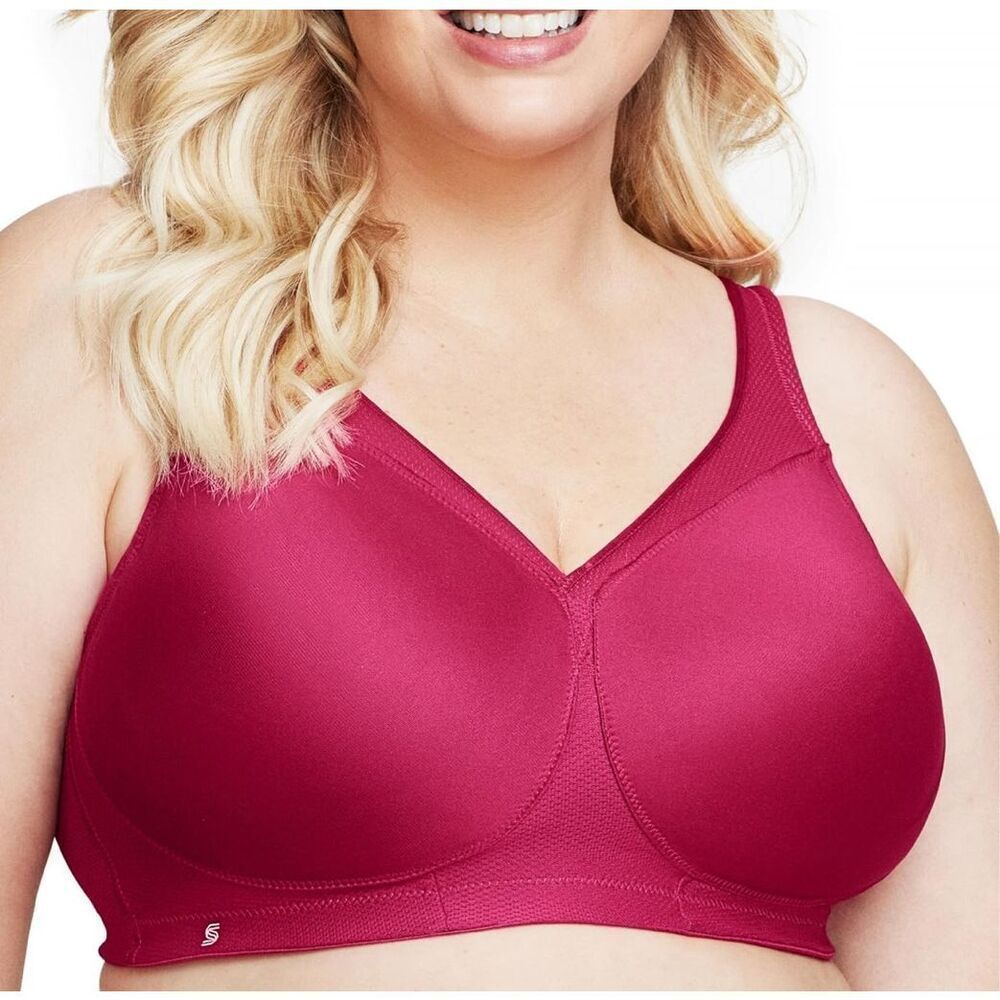 NEW Glamorise Plus Size MagicLift Seamless Sports Bra Wirefree 40DD